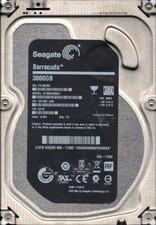 ST3000DM001 P/N: 1CH166-046 F/W: AP18 TK Z1F4 MAC 655-1726C Seagate 3TB picture