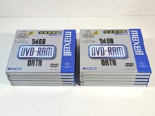 ［ SEALED x 10 ］maxell DVD-RAM 9.4GB 240min 5X 5x Type-4 Double Sided Rewritable picture