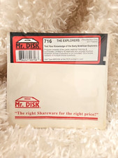 THE EXPLORERS Vintage 716 Mr.Disk 5.25 HardDrive PC Ms-Dos Program SEALED picture