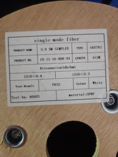 single mode fiber optic cable spool 3.0  612m White picture