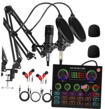 Podcast Equipment Bundle for 2, V8mx Audio Interface with Voice V8MAX KIT FOR 2 picture