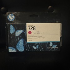 NEW Genuine HP 728 (F9J66A) 130-ml Magenta DesignJet Ink Cartridge   DEC 2027 picture