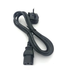 UK TYPE 6FT Universal 3Prong AC Power Cord 18AWG for Computer Printer Monitor TV picture