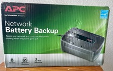 APC Network Battery Backup #BN4001/450VA/69 Min./8-Outlet NEW SEALED BOX picture