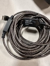 Monoprice 49ft 15M USB 2.0 A Male to A Female Active Extension / Repeater Cable picture