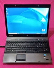 HP 8740w elitebook laptop I7-640m 2.8-3.47Ghz 8GB ram 500GB NVIDIA K4100M W10 picture