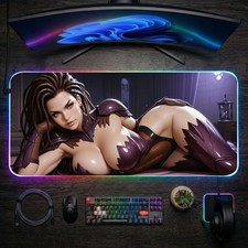 Sarah Kerrigan RGB LED Desk Mat – StarCraft Queen, Huge HD Gaming Mouse Pad picture