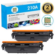 2-Pack W2100A High Yield Toner for HP 210A LaserJet Color Pro 4201 MFP 4301fdw picture