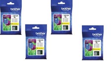 4 NEW Genuine Brother LC3013BK XL Yellow Ink Cartridge- Sealed picture