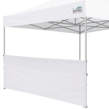 Eurmax USA Instant SunWall for 10x10 Pop up Tent, Canopy Half 10x3ft, White  picture