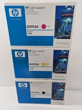 3X HP 643A Q5950A  Q5952A Q5953A Genuine Laser Toner Cartridge  HP LaserJet 4700 picture
