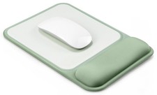 Ergonomic Mouse Pad with Gel Wrist Rest, 10 x 7.25 in, Green picture