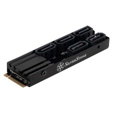 Silverstone SST-ECS07-V2 5M.2 PCIe to 5 Port SATA non-RAID Adapter Card picture