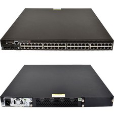 Brocade Fastiron FCX648-E 80-1003605-0X 48x RJ-45 GE Switch + Modules FCX-4G picture