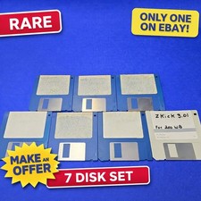 Commodore Amiga Workbench 3.0 Disk Set 7 Disks Install Fonts Extras Rare picture
