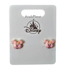 2026 Disney Parks Minnie Mouse Pastel Halloween Jack-o-Lantern Stud Earrings picture