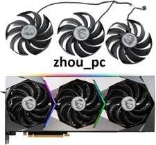 GPU Replacement cooler cooling Fan For MSI RTX 3070 3080 3080ti 3090 Suprim X picture