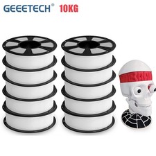10KG GEEETECH PETG Filament 1.75mm 1kg/roll PETG White Strong Consumables US picture