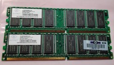 512MB Kit 2x256MB PC-2700 DDR333 Nanya NT256D64S88B1G-6K HP 335174-001 DIMM RAM picture
