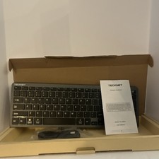 TECKNET TK-KB041 Wireless Standard Keyboard Black QWERTY English Portable picture