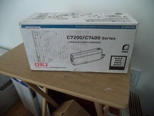 NEW  OKI Type C7200/7400 Genuine Black Toner picture