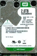 WD20NMVW-11AV3S3,  EHKTJHBB  WESTERN DIGITAL 2TB, USB 3.0 MAR 2015 WXF1 picture