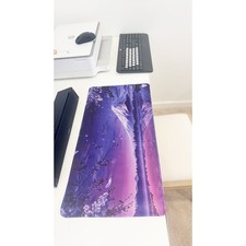 Purple Snow Mountain Starry Night Large Gaming Mouse Pad 23.6