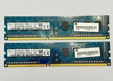 SK Hynix HP 8GB 2x4GB DDR3L-1600 PC3L-12800 Desktop RAM 698650-154 picture