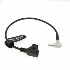Power Cable Right Angle 2 Pin Male to D-tap 30cm/20