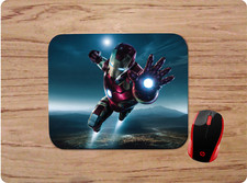 IRON MAN DESIGN CUSTOM MOUSEPAD DESK MAT OFFICE GIFT  picture