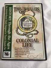 History Study Time-Travelers: COLONIAL LIFE PC/MAC Computer CD-ROM home school * picture
