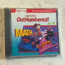 Super Solvers OutNumbered Math Educational PC CD-ROM Ages 7-10 NEW SEALED BX44 picture