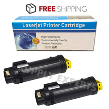 2PK Compatible Toner YELLOW S2825 2825 Generic for Dell Laser H625cdw H825cdw picture
