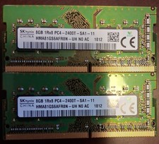 Lot Of 2 - SK Hynix - 8gb - 1Rx8 PC4 - 2400T - SO-DIMM - Laptop RAM picture