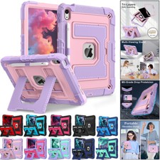 Kids Shockproof Heavy Duty Stand Case Cover For iPad 7/8/9/10/11th Gen A16 2025 picture