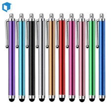 10 Pack Universal Pencil Stylus Touch Screen Pen w/ Clips for Smartphone Tablet picture