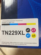 Jeostarky TN229XL High Yield Toner Cartridge 4-Pack CMYK for Brother Printers picture