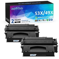 Compatible Q5949X Q7553X Toner Cartridge 2 Pack Toners, Black picture
