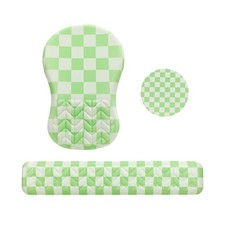 MEGREZ Ergonomic Mouse Pad with Wrist Support, 17.32 x 3.15 inches, Green  picture