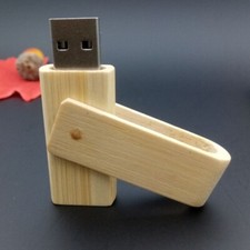 Bamboo USB Drive 32gb Storage Home Office Eco-Friendly & Sustainable Materials picture
