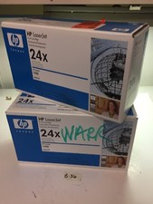 Lot of 2 NEW HP Hewlett Packard 24X Black Toner Cartridges Q2624X HP 1150 picture
