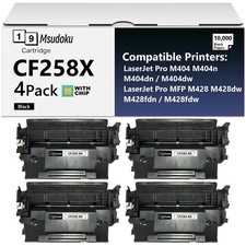 CF258A CF258X 58A 58X Toner WITH CHIP for HP LaserJet Pro M404dw MFP M428fdw lot picture