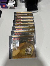 Lot Of 9 Kodak 24K Gold Preservation 8X 4.7GB 120min Dvd-R New And Sealed picture