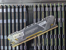 Ballistix 8GB DDR4 2666 Desktop DIMM RAM by micron BLS8G4D26BFSTK.8FD PC4-21300 picture