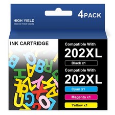 4x 202XL T202XL 202 XL for Epson XP-5100 Printer Ink Cartridge WorkForce WF-2860 picture