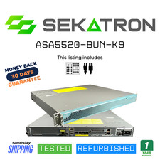 🛡 Cisco ASA5520-BUN-K9 Adaptive Security • VPN Plus License • 4 Gigabit Ports ⚡ picture