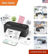 Bluetooth Thermal Shipping Label Printer, Wireless 4x6 Label Printer picture