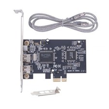 Silver+Black 3 Ports 1394A Expansion Card Accessories With Low Profile Bracket picture