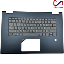 New Lenovo Yoga 730-15IKB 730-15IWL Palmrest Keyboard Backlit Blue 5CB0U65209 US picture