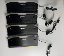 32GB(4x8GB) GeIL Pristine DDR4-2400 PC4-19200 Desktop RAM w/ upHere RGB Heatsink picture